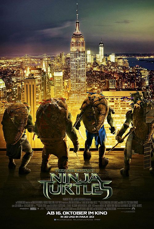 TMNT Teenage Mutant Ninja Turtles 3D 2014 FILMREPORTER.de